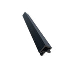 Slatted Cladding Corner Trim Midnight Black 2.5m x 49.5 mm x 49.5 mm